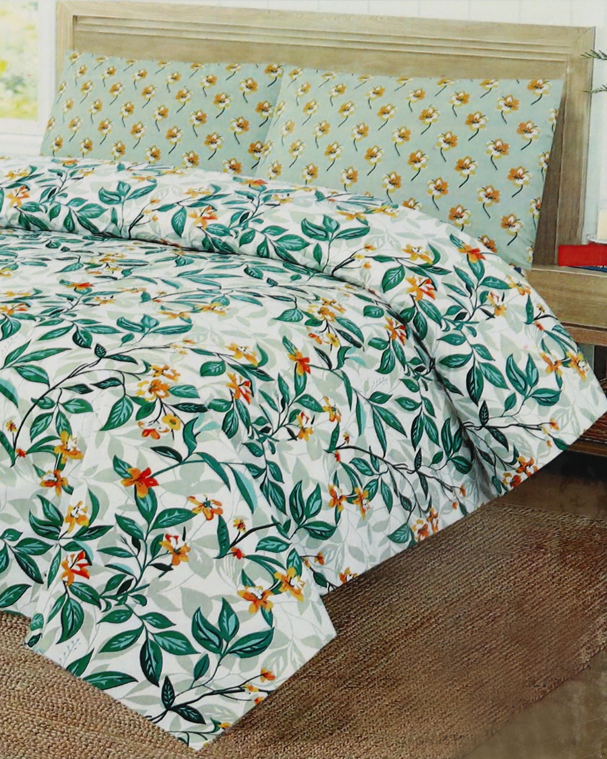 Valuables Cotton Double Bedsheet 94x98