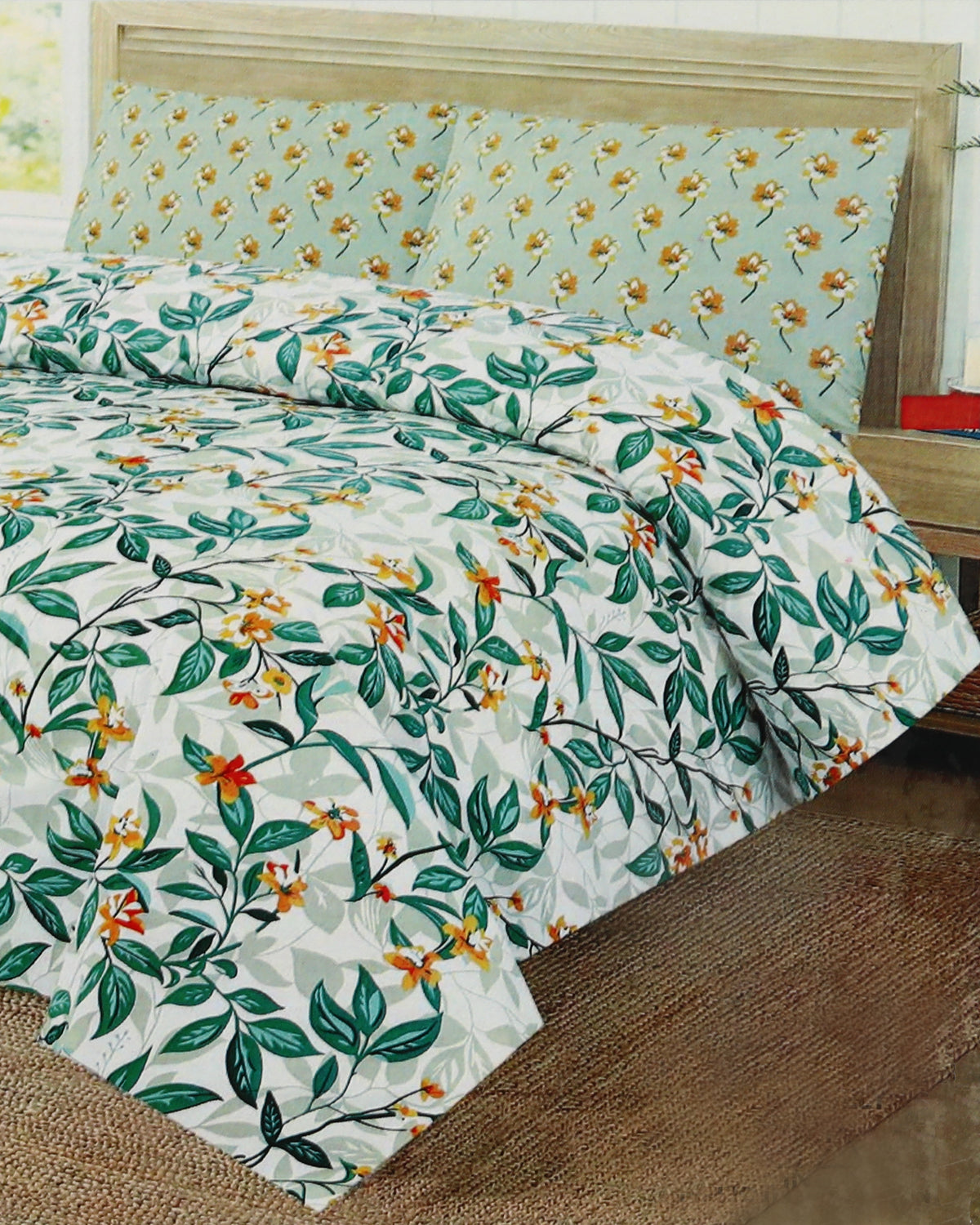 Valuables Cotton Double Bedsheet 94x98