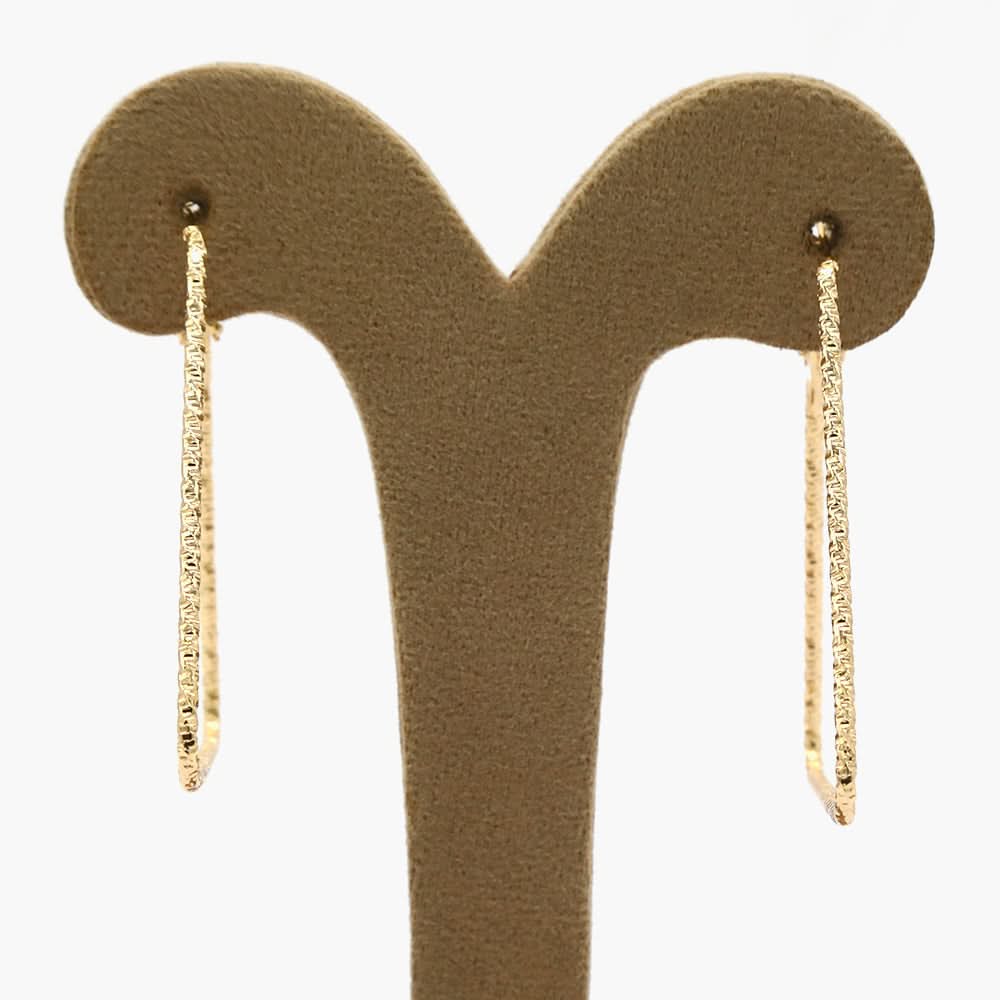 Women's Ear Hoops - Golden, Women Earrings & Tops, Chase Value, Chase Value