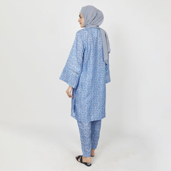 Women's Western Co-Ord Set - Blue