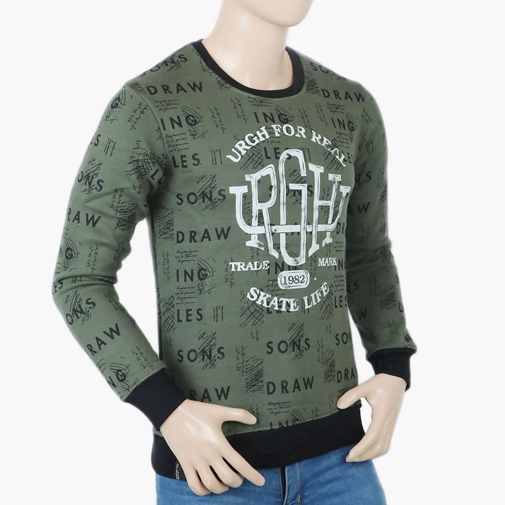 Men's Sweat Shirt - Green, Men's Sweater & Sweat Shirts, Chase Value, Chase Value