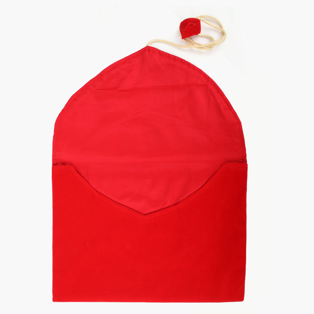 Quran Pak Velvet Embroidery Cover - Red, Home Accessories, Chase Value, Chase Value