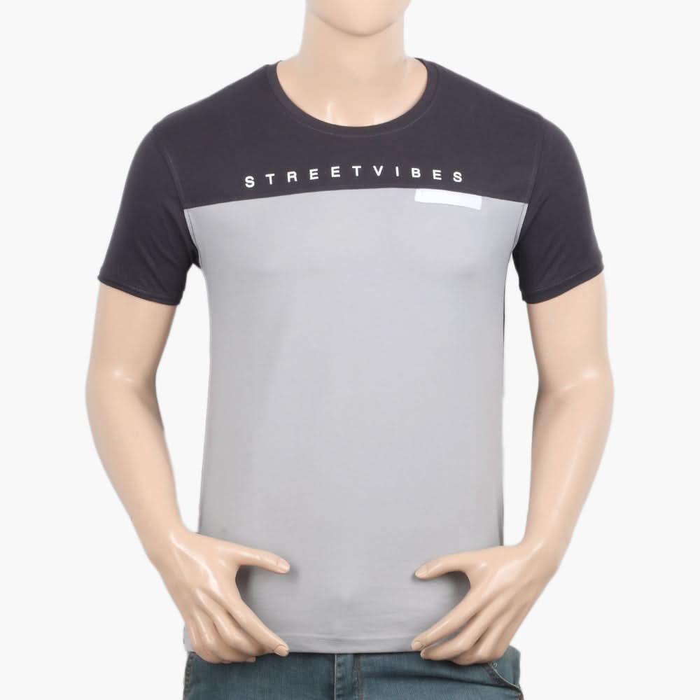 Men's Half Sleeves T-Shirt - Dark Purple, Men's T-Shirts & Polos, Chase Value, Chase Value