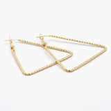 Women's Ear Hoops - Golden, Women Earrings & Tops, Chase Value, Chase Value