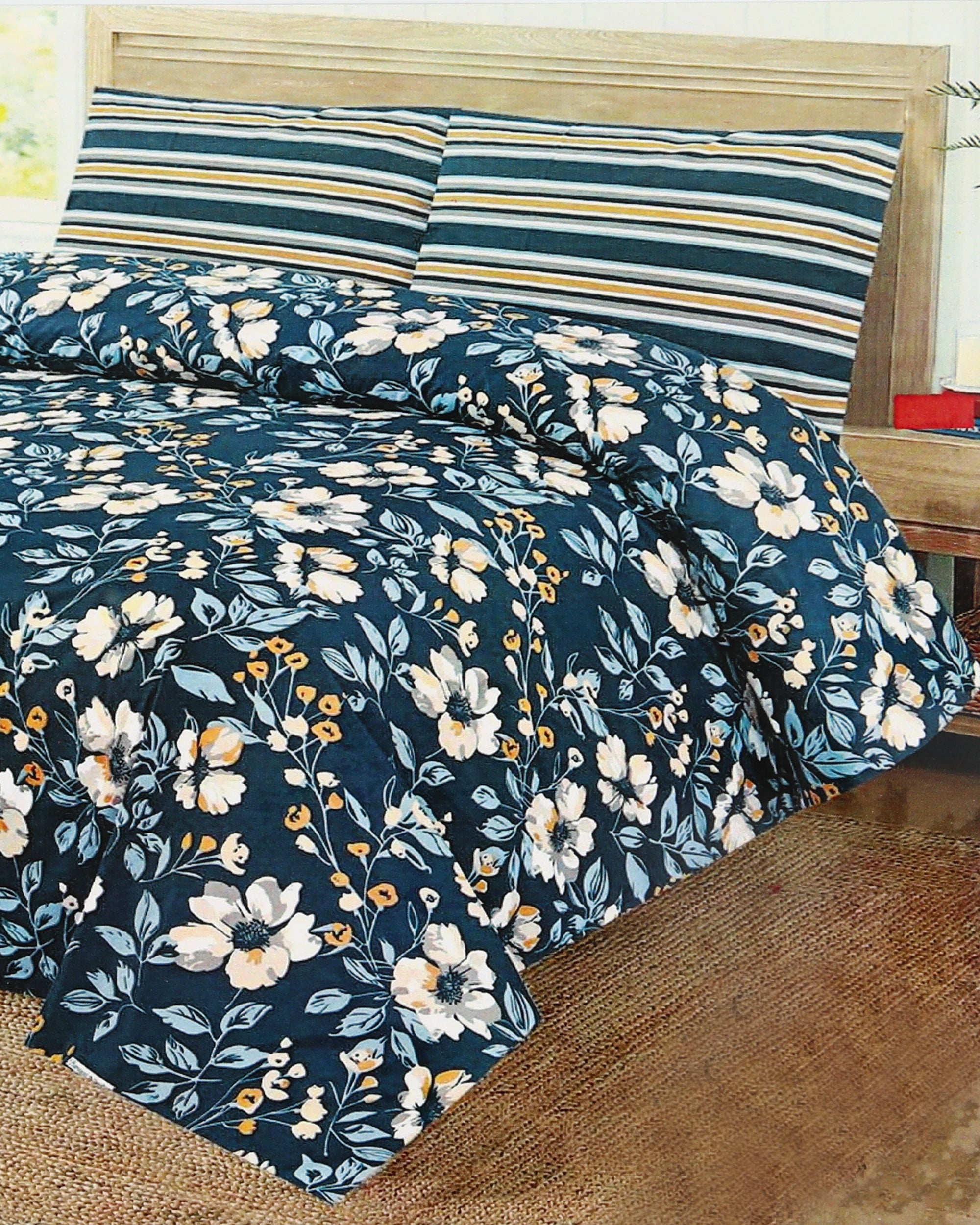 Valuables Cotton Double Bedsheet 94x98