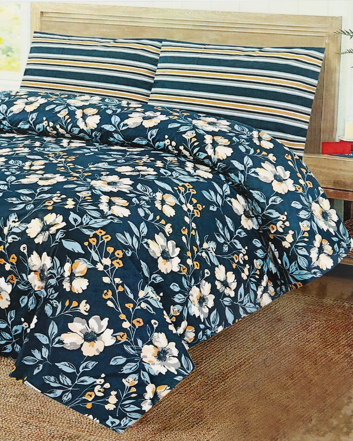 Valuables Cotton Double Bedsheet 94x98