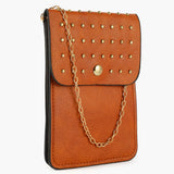 Women's Mobile Pouch - Brown, Women Clutches, Chase Value, Chase Value