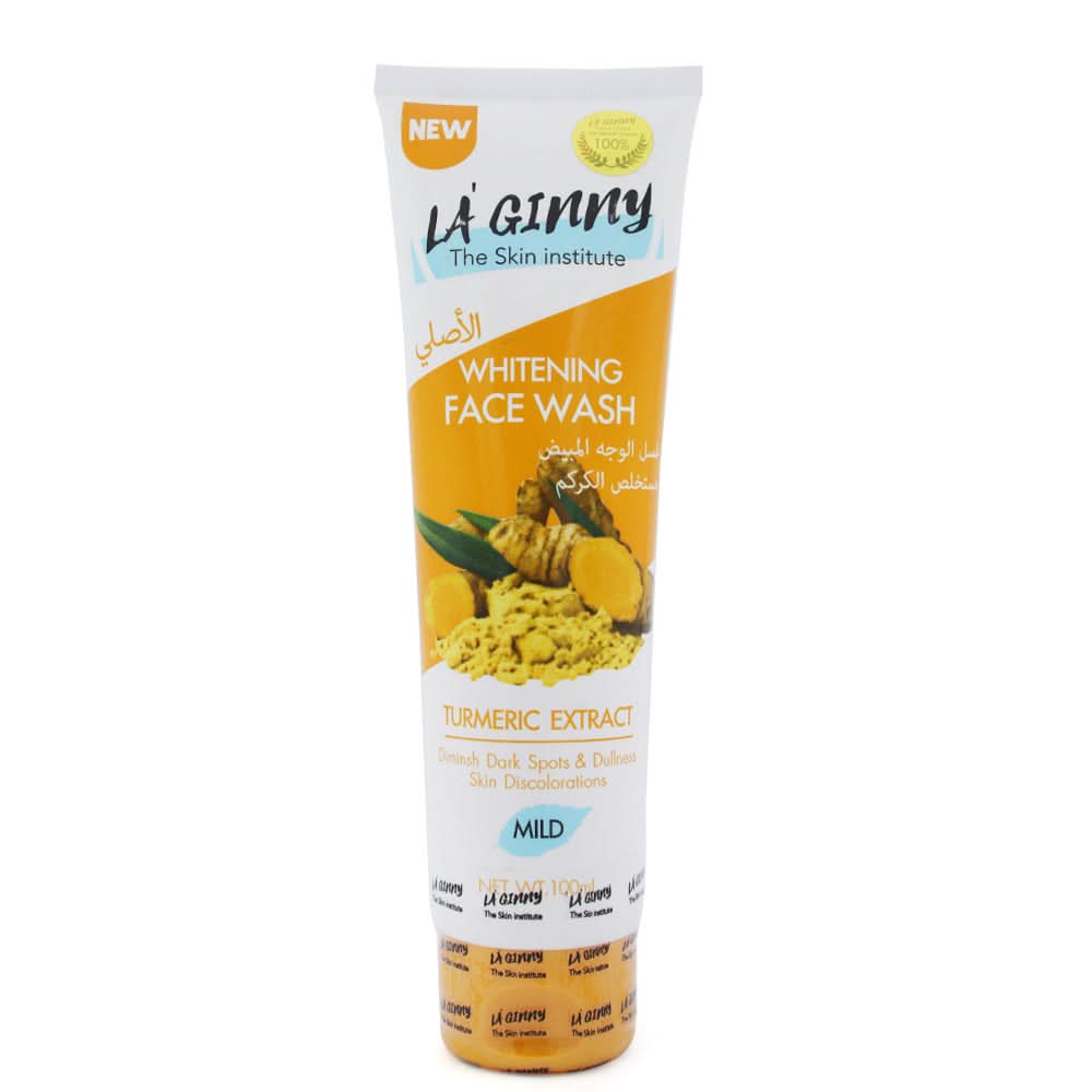 LA'Ginny Face Wash Turmeric - 100ml, Face washes, LA'Ginny, Chase Value