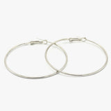 Women's Ear Hoops - Silver, Women Earrings & Tops, Chase Value, Chase Value