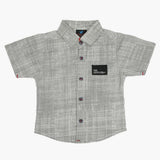 Boys Half Sleeves Casual Shirt - Light Grey, Boys Shirts, Chase Value, Chase Value