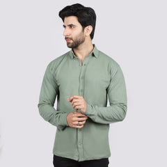 Eminent Men's Full Sleeves Polo T-Shirt - Olive