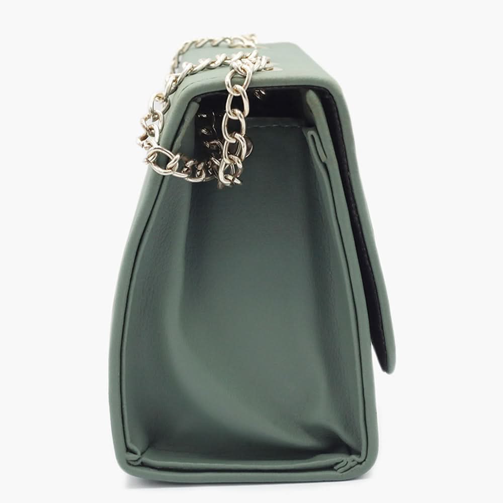 Women's Shoulder Bag - Dark Green, Women Bags, Chase Value, Chase Value