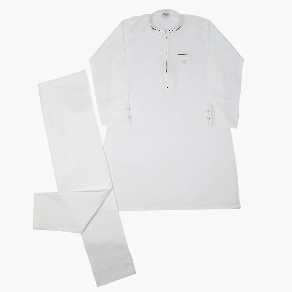 Boys Shalwar Suit - White, Boys Shalwar Kameez, Chase Value, Chase Value