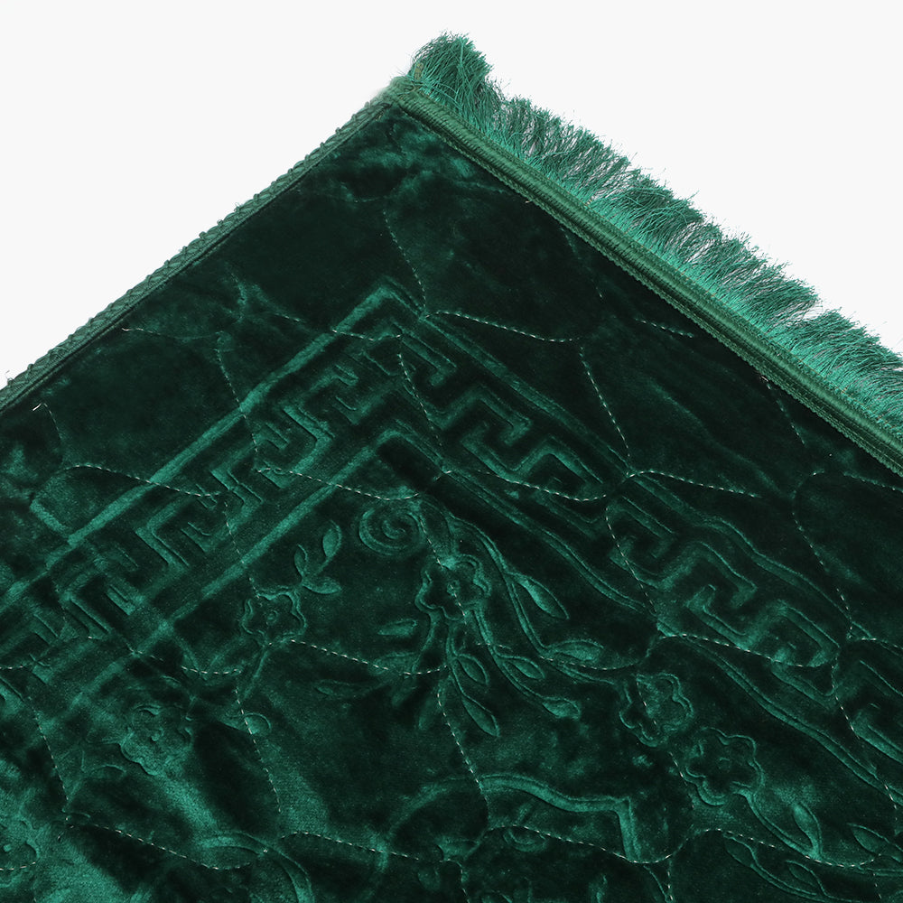 Ja-E-Namaz Prayer Mat - Green, Prayer Accessories Collection, Chase Value, Chase Value