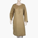 Women's Plain Kurti - Beige, Women Ready Kurtis, Chase Value, Chase Value