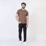 Eminent Men's Half Sleeves Printed T-Shirt - Brown, Men's T-Shirts & Polos, Eminent, Chase Value