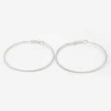 Women's Ear Hoops - Silver, Women Earrings & Tops, Chase Value, Chase Value