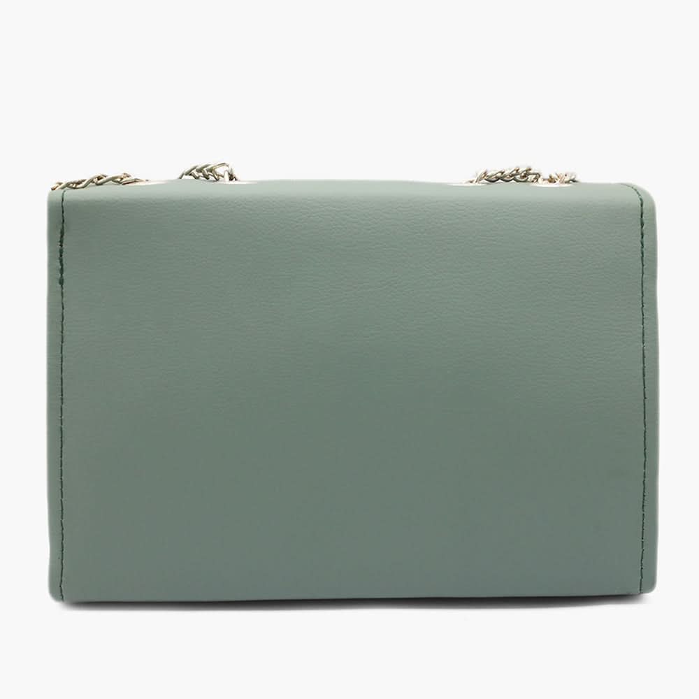 Women's Shoulder Bag - Dark Green, Women Bags, Chase Value, Chase Value