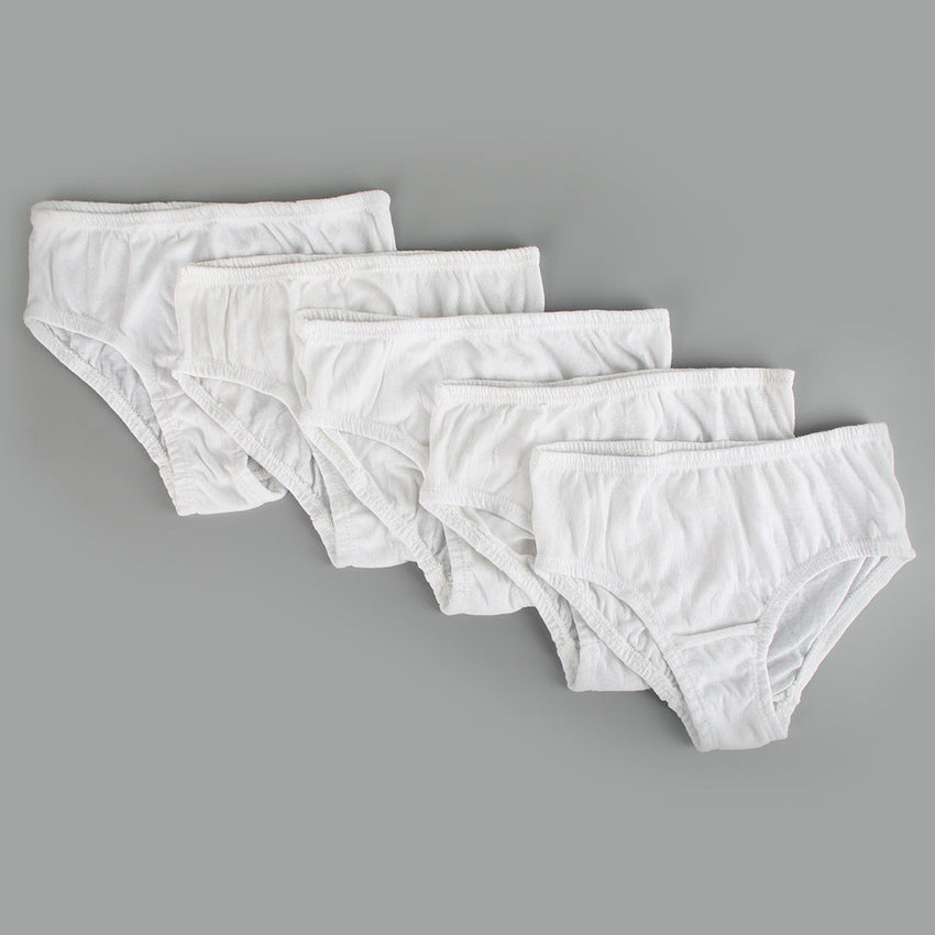Girls Panty Pack Of 5 - White – Chase Value