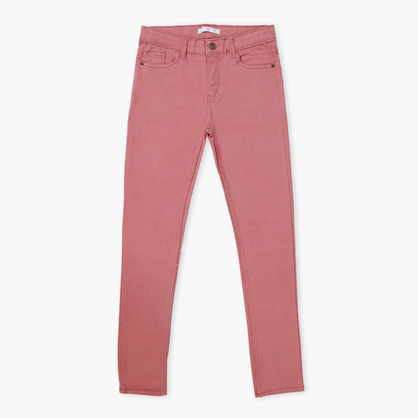 Girls Cotton Pant - Tea Pink, Girls Pants & Capri, Chase Value, Chase Value