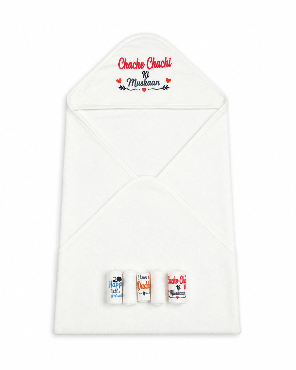 Valuables Newborn Wrapping Sheet Roll & Face Towel