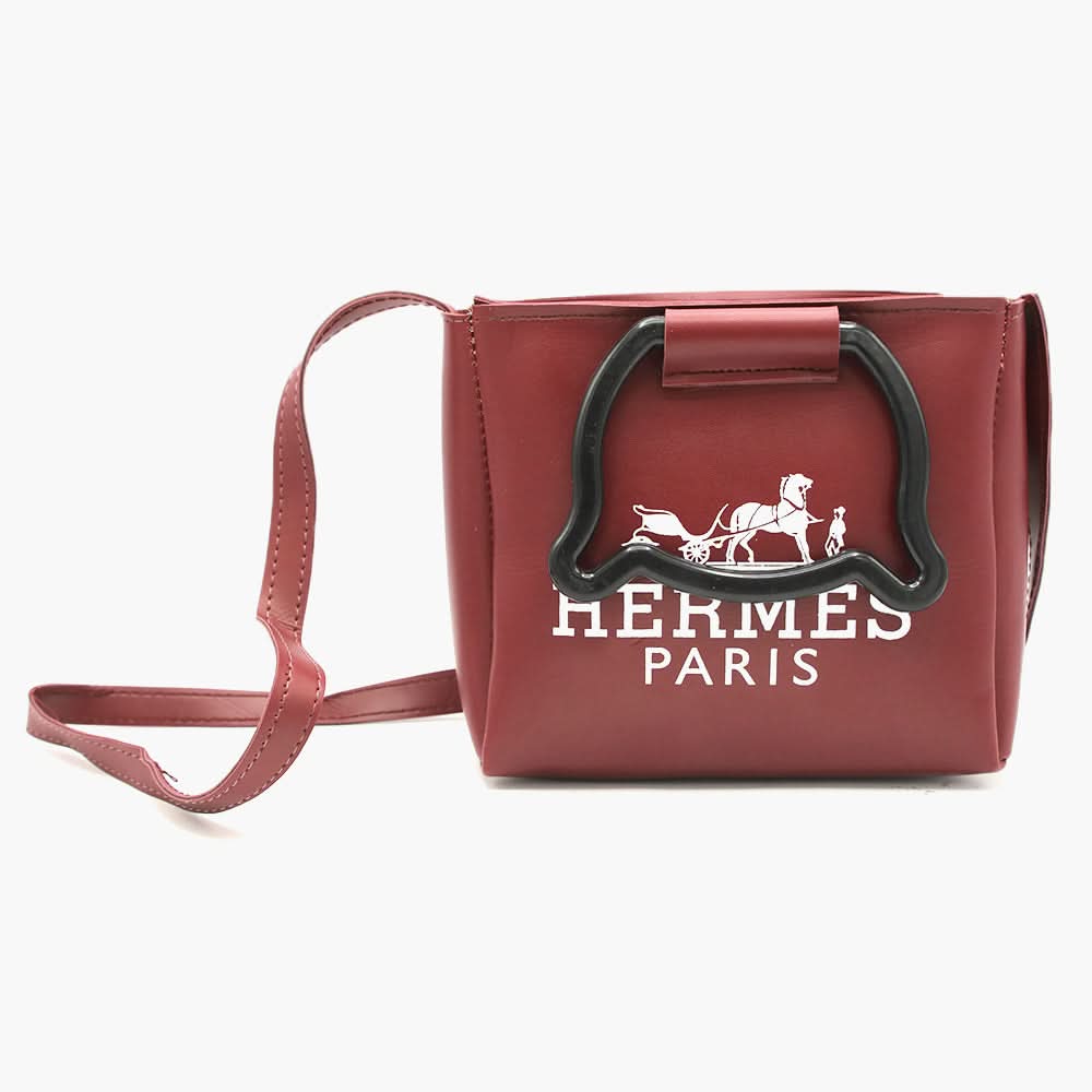 Women's Shoulder Bag - Maroon, Women Bags, Chase Value, Chase Value