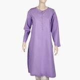 Women's Plain Kurti - Purple, Women Ready Kurtis, Chase Value, Chase Value