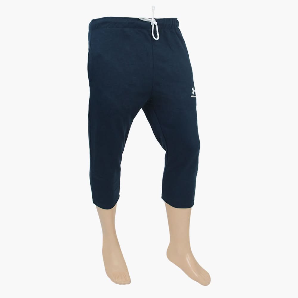 Men's Terry 3QTR Trouser - Navy Blue, Men's Shorts, Chase Value, Chase Value