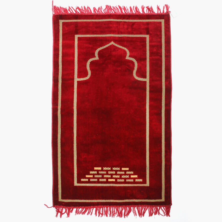 Ja-E-Namaz Prayer Mat - Red, Prayer Accessories Collection, Chase Value, Chase Value