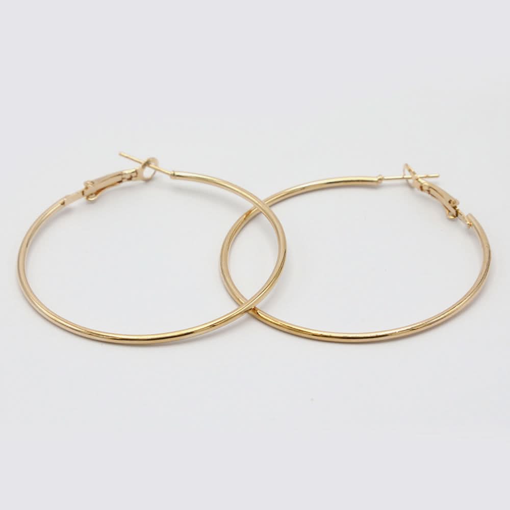 Women's Ear Hoops - Golden, Women Earrings & Tops, Chase Value, Chase Value
