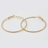 Women's Ear Hoops - Golden, Women Earrings & Tops, Chase Value, Chase Value