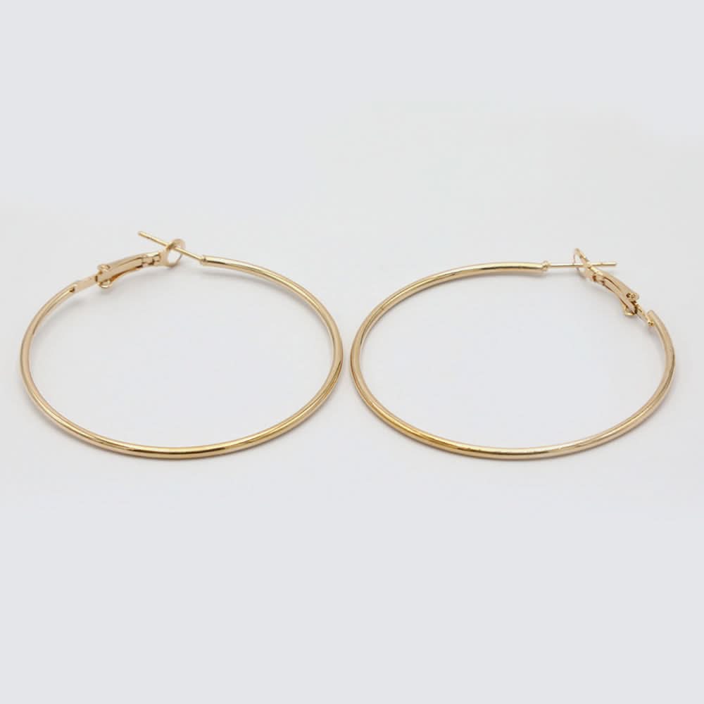 Women's Ear Hoops - Golden, Women Earrings & Tops, Chase Value, Chase Value