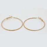 Women's Ear Hoops - Golden, Women Earrings & Tops, Chase Value, Chase Value