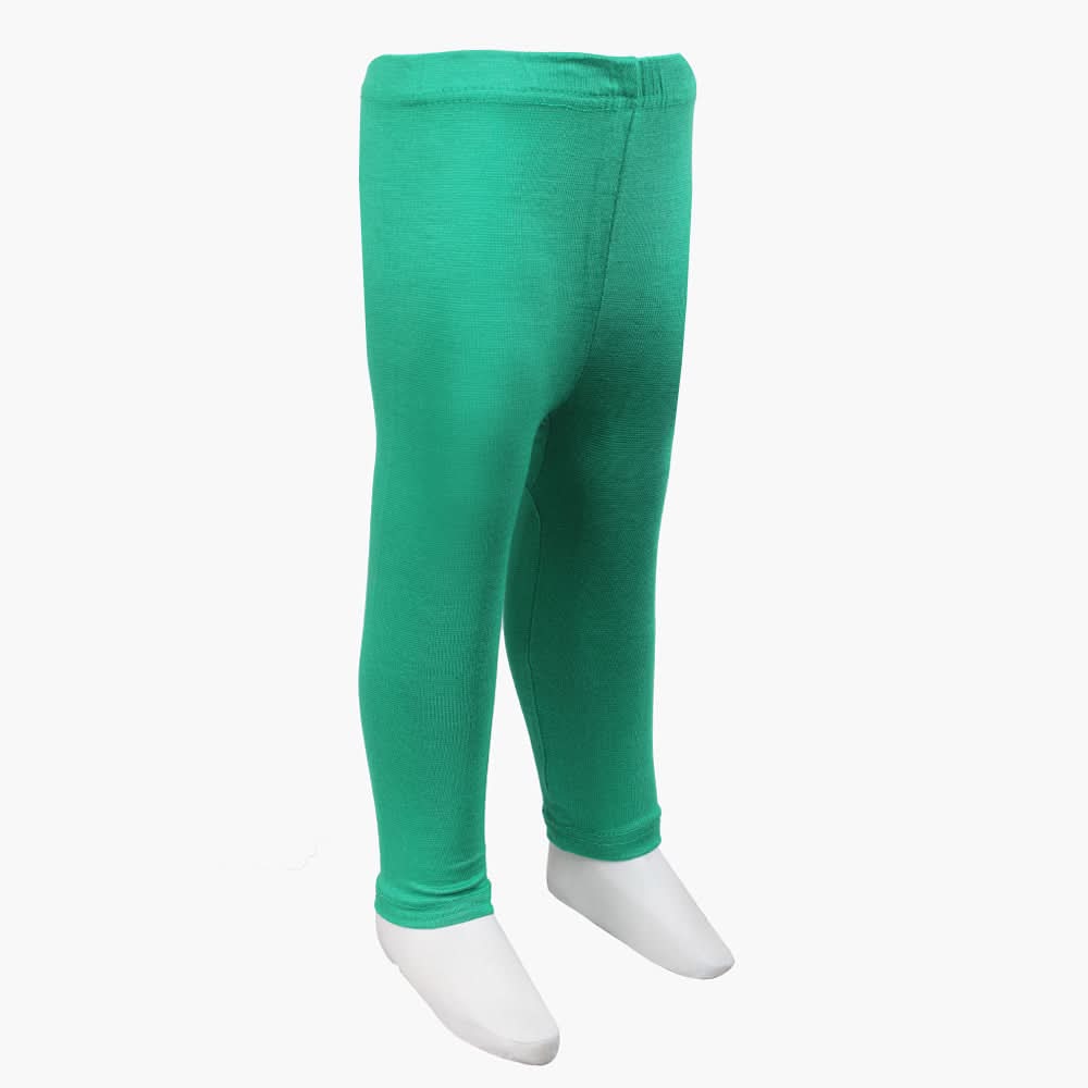 Girls Plain Tights - Green, Girls Tights Leggings & Pajama, Chase Value, Chase Value