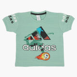 Boys Half Sleeves T-Shirt - Sea Green, Boys T-Shirts, Chase Value, Chase Value