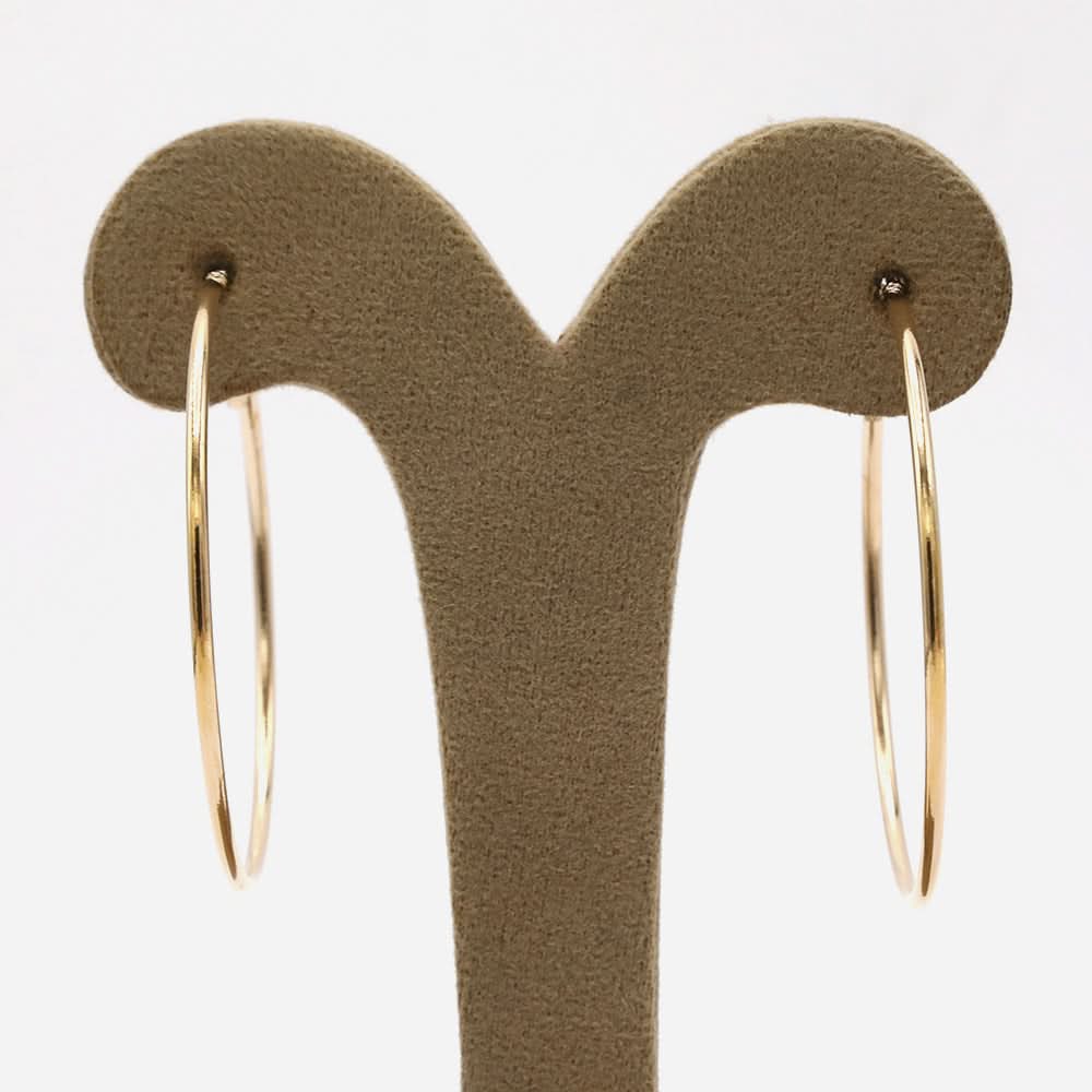 Women's Ear Hoops - Golden, Women Earrings & Tops, Chase Value, Chase Value