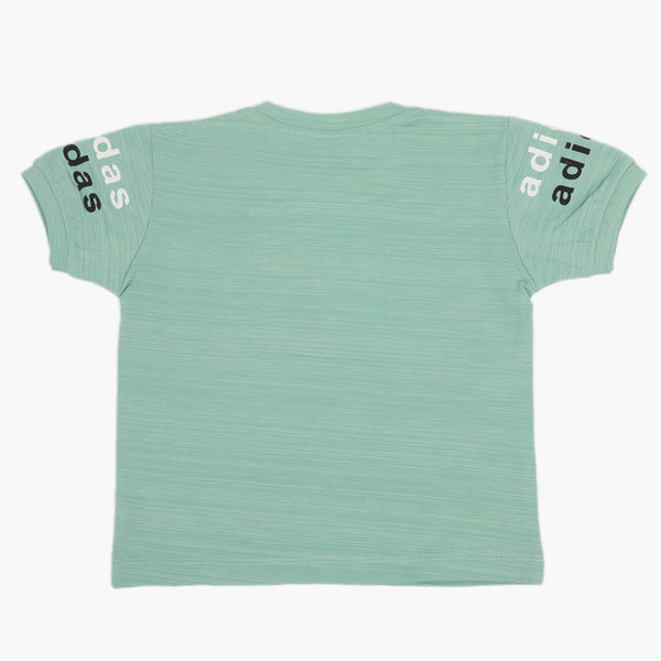 Boys Half Sleeves T-Shirt - Sea Green, Boys T-Shirts, Chase Value, Chase Value