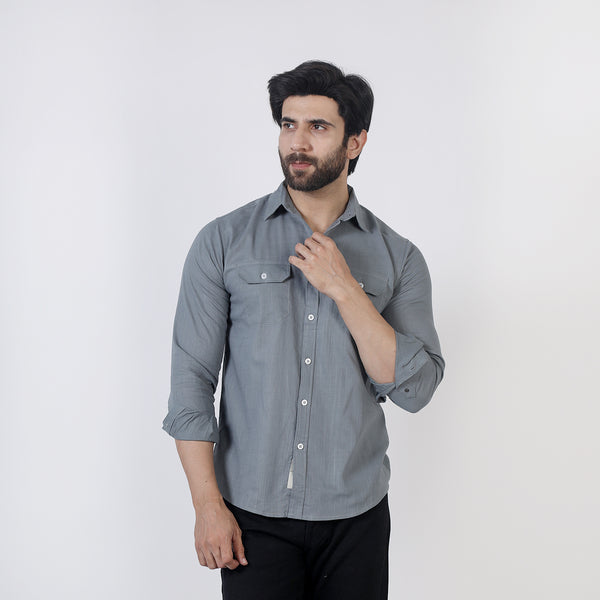 Eminent Men's Casual Shirt - Dark Grey