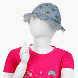 Girls Floppy Cap - Steel Blue, Girls Caps & Hats, Chase Value, Chase Value