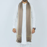 Men’s Winter Shawl - Brown, Men's Shawls & Mufflers, Chase Value, Chase Value