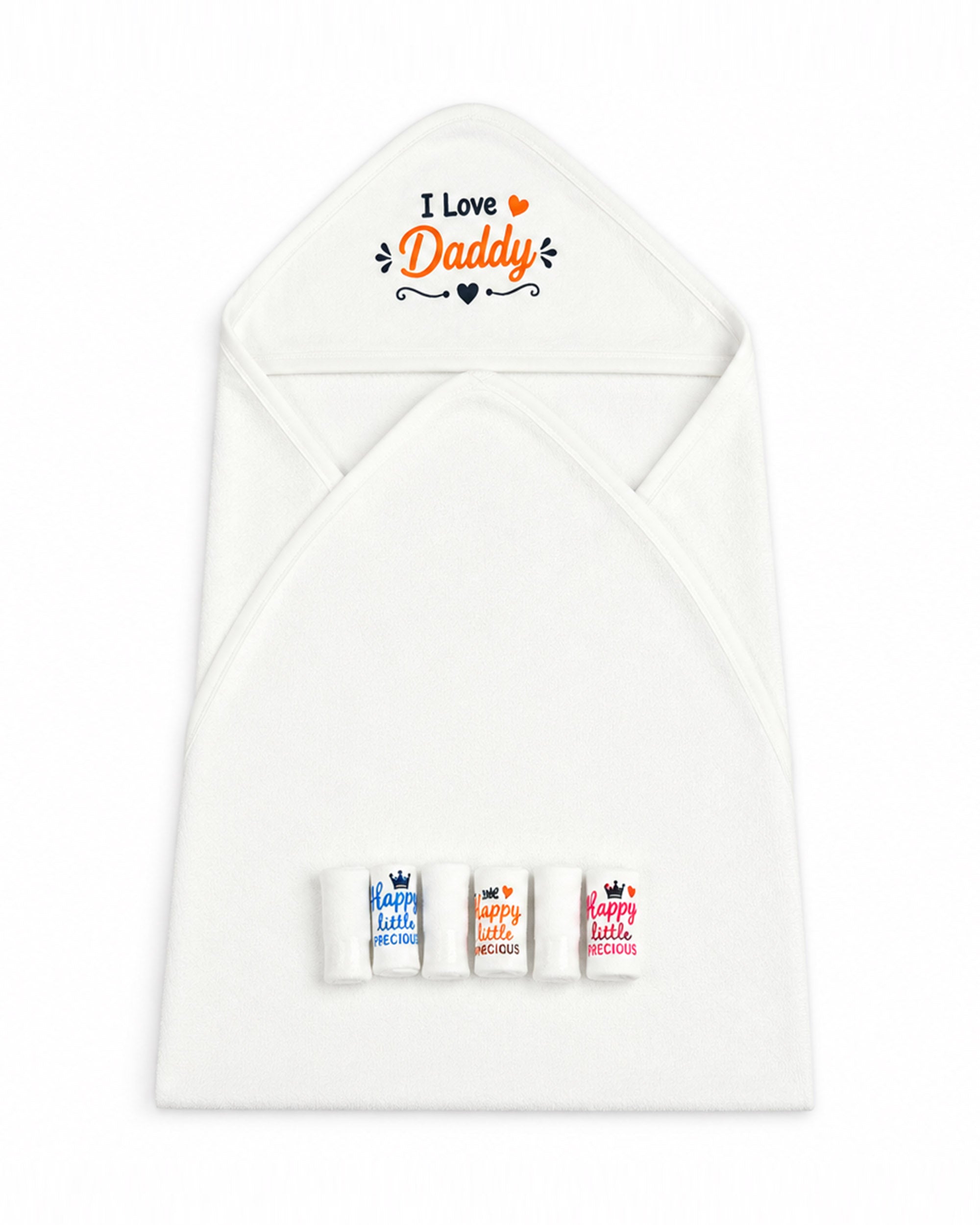 Valuables Newborn Wrapping Sheet Roll & Face Towel