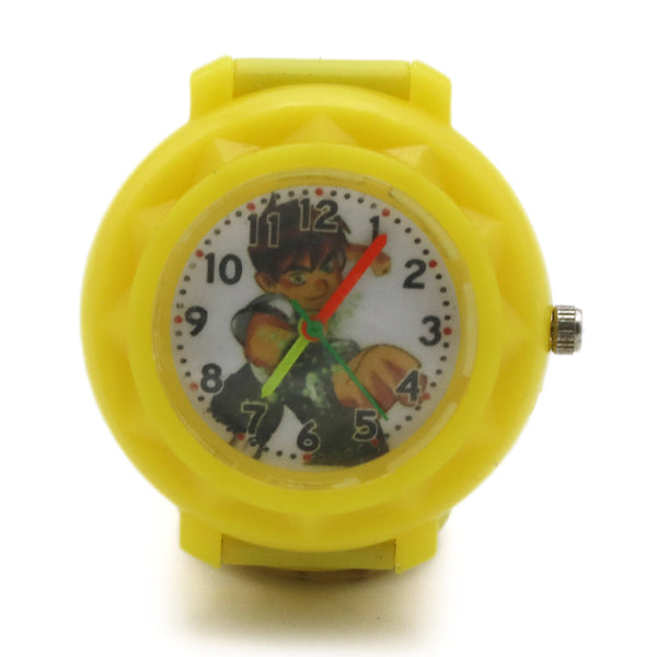 Children watch Disco light Round - Yellow