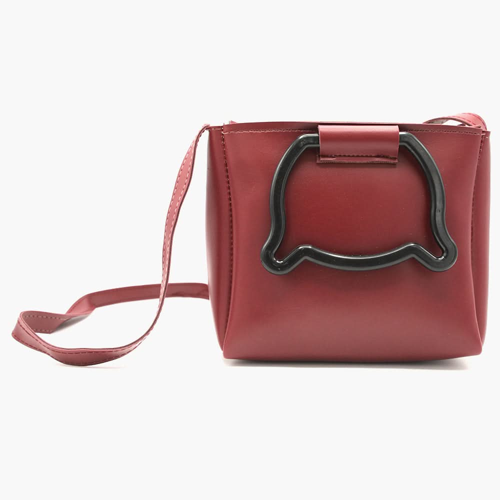 Women's Shoulder Bag - Maroon, Women Bags, Chase Value, Chase Value
