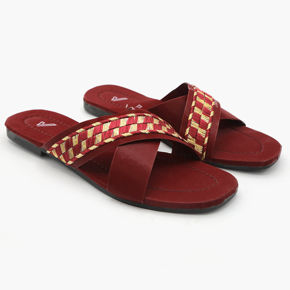 Women's Slippers - Maroon, Women Slippers, Chase Value, Chase Value