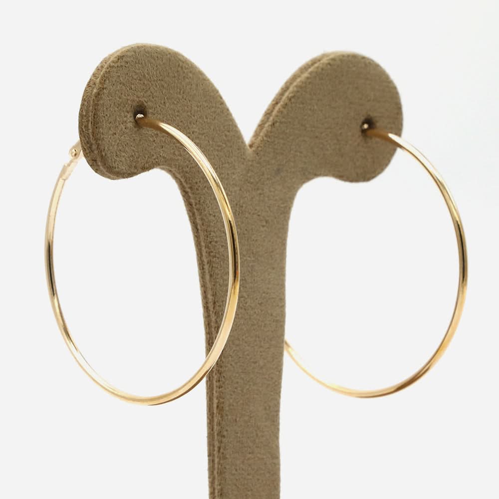 Women's Ear Hoops - Golden, Women Earrings & Tops, Chase Value, Chase Value