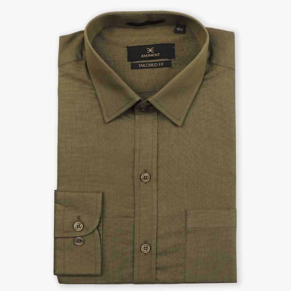 Eminent Men's Chambray Shirt - Olive, Men's Shirts, Eminent, Chase Value