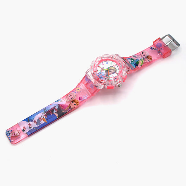 Girls Analog Watch Disco Light - Light Pink, Girls Watches, Chase Value, Chase Value