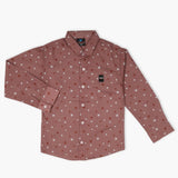 Boys Full Sleeves Shirt - Light Brown, Boys Shirts, Chase Value, Chase Value