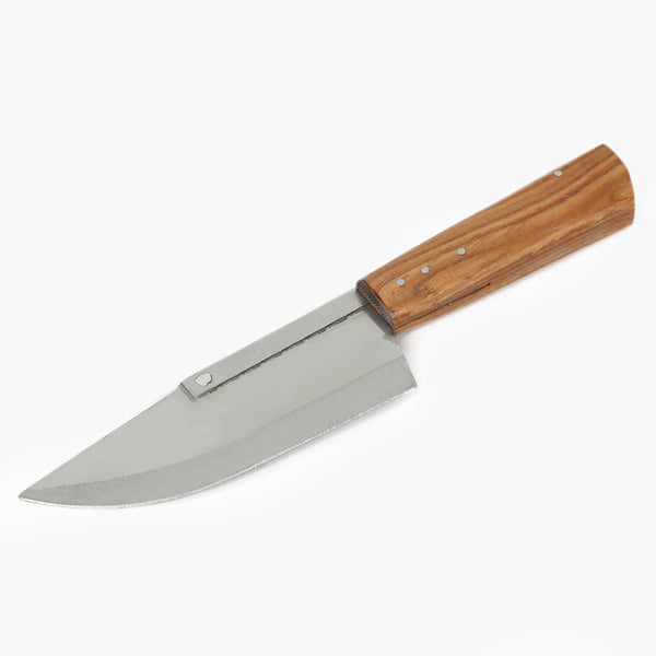 Meat Knife With Wood Handle - Silver, Kitchen Tools & Accessories, Chase Value, Chase Value