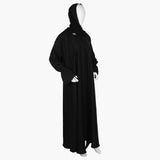 Women's Zipper Abaya - Black, Women Abayas, Chase Value, Chase Value